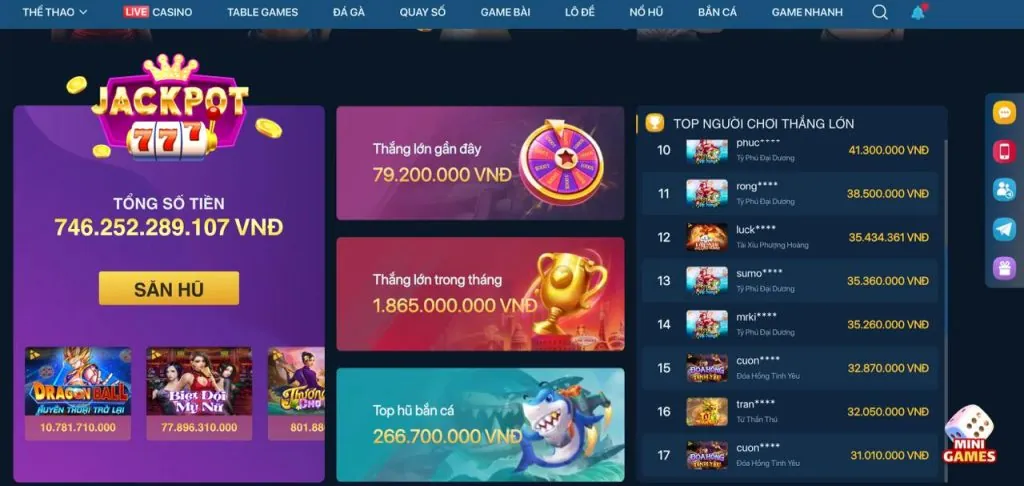 Sòng bạc trực tuyến Bet 888 Casino sang trọng và sôi động